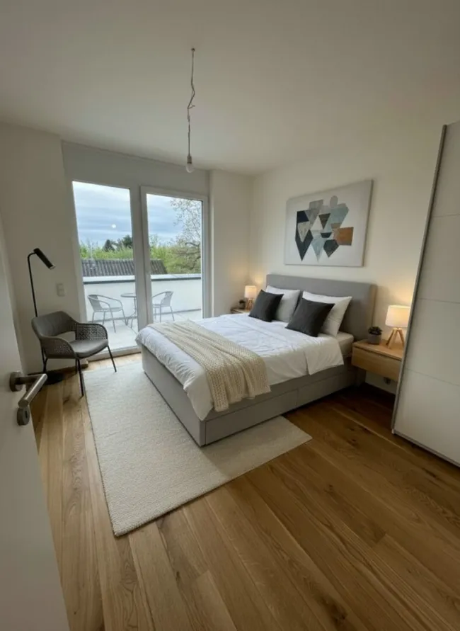 Schlafzimmer - mögliche Einrichtung