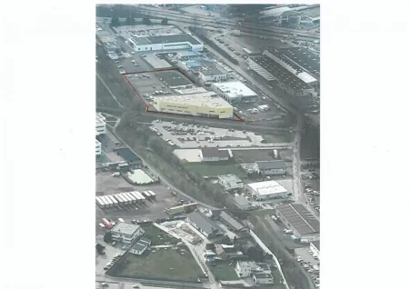 8808m² Betriebsbauland mit Betriebsobjekt und unverbautem Baugrundstück, viele Stellplätze im Gewerbegebiet Eisenstadt