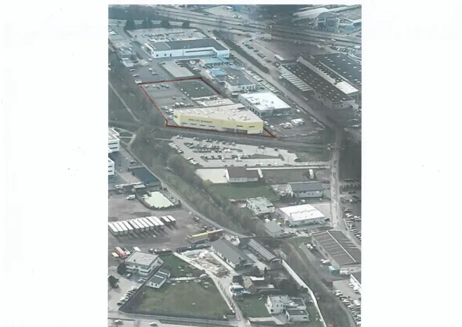 8808m² Betriebsbauland mit Betriebsobjekt und unverbautem Baugrundstück, viele Stellplätze im Gewerbegebiet Eisenstadt - Titelbild