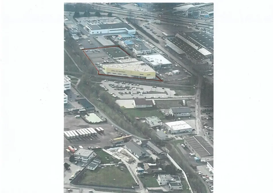 8808m² Betriebsbauland mit Betriebsobjekt und unverbautem Baugrundstück, viele Stellplätze im Gewerbegebiet Eisenstadt - Titelbild