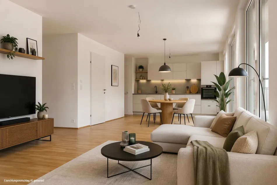 3-Zimmer-Dachgeschosswohnung, Baumkirchen - Bild