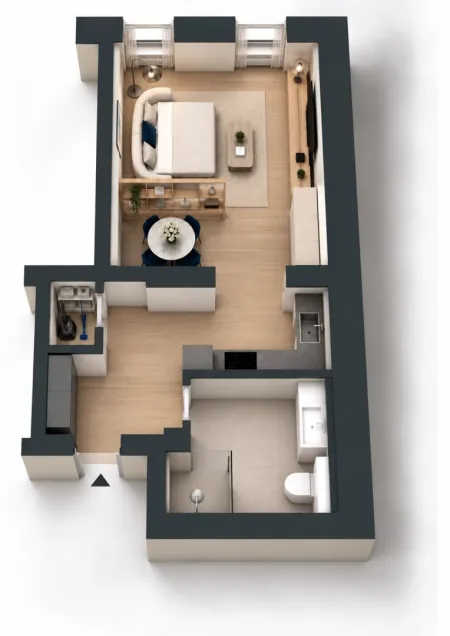 Bezugsfertig · 40 m² Altbau-Erstbezug mit Einbauküche – U-Bahn fußläufig, 1210 Wien