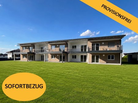 Barrierefreie Neubau Gartenwohnung im Erstbezug. Top 04 / 2 - Zimmer / Loggia / 104 m² Eigengarten / Carport und KFZ-Abstellplatz
