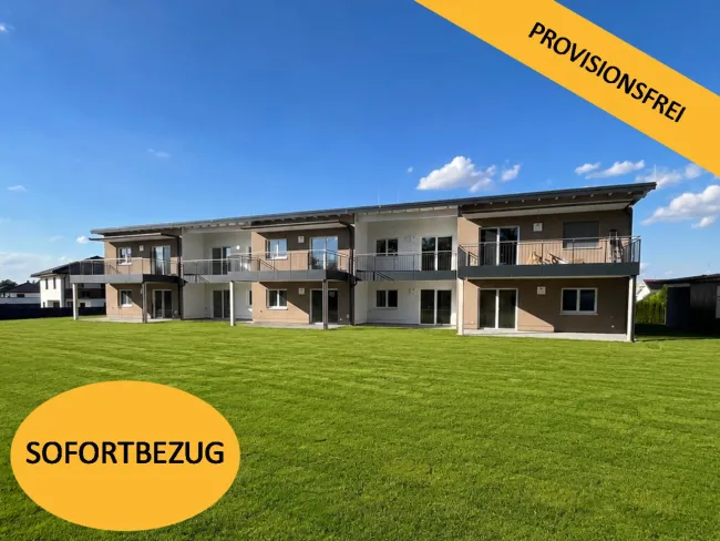 Barrierefreie Neubau Gartenwohnung im Erstbezug. Top 04 / 2 - Zimmer / Loggia / 104 m² Eigengarten / Carport und KFZ-Abstellplatz - Titelbild