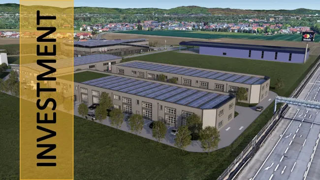 Vermietete Betriebs-/Produktions- oder Lagerhallen im Grünwallpark Ansfelden zu verkaufen - Titelbild