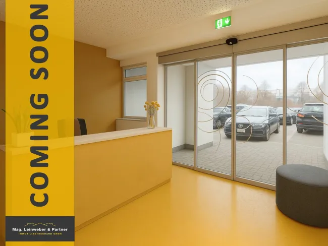 COMING SOON! Ordination / Büro mit ca. 200 m² 100% barrierefrei und 7 KFZ-Abstellplätze in bester Frequenzlage, Selbstausbau zum kleinen Preis in Vöcklabruck - Titelbild