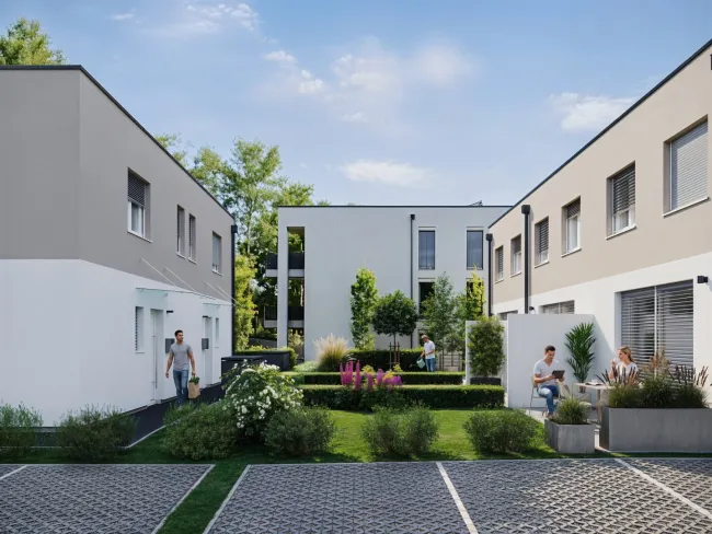 MIETFREI IN DIE ZUKUNFT AB € 1.090,- / MONAT! Schlüsselfertige Doppel- & Reihenhäuser mit großzügige Gartenfläche in attraktiver Lage in Rüstorf / Schwanenstadt - Bild
