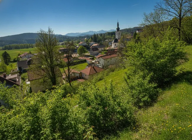 Tultschnig / Klagenfurt - großzügiges Baugrundstück in Grünruhelage mit Panoramablick! - Bild