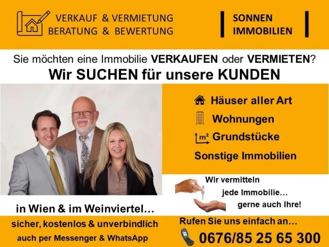 Wir suchen für Kunden Anleger und Investoren