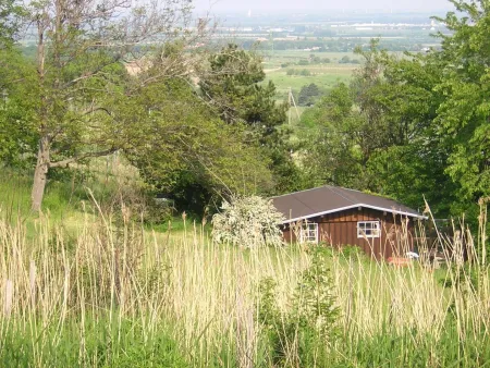die "Almhütte" im Sommer