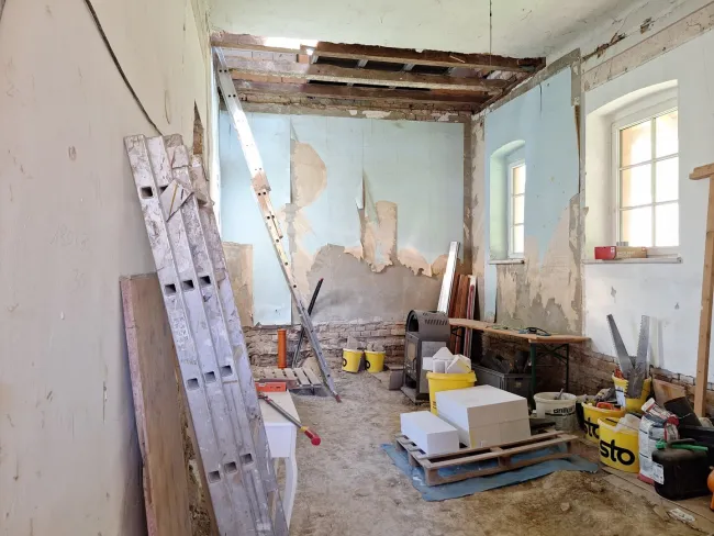 Ein Zimmer im derzeitigen Zusand