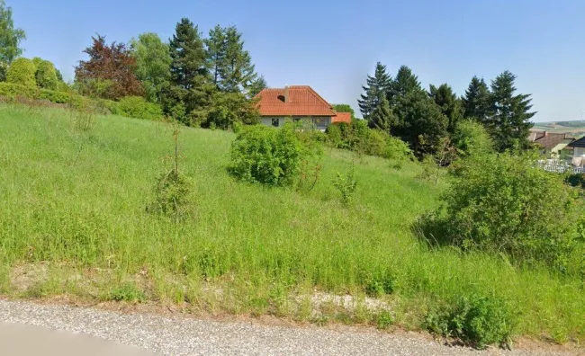 Straßenansicht des Grundstücks