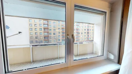 Blick zur Loggia