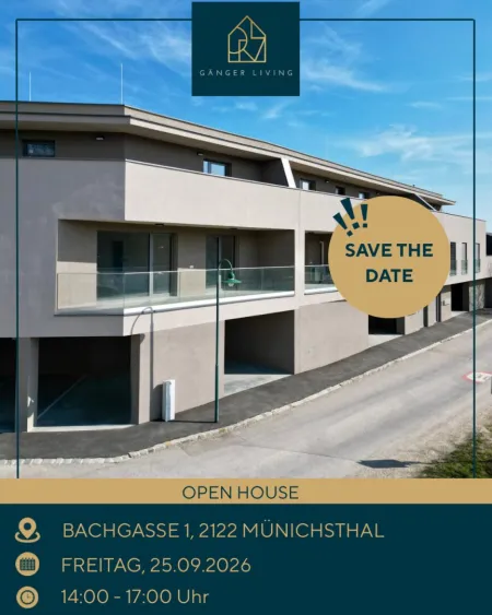 Exklusives Wohnen in Münichsthal - sichern Sie sich Ihre Traumwohnung mitten im Weinviertel!