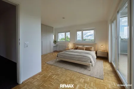 Masterschlafzimmer - digital gestaged