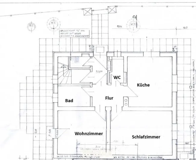 Grundriss Erdgeschoss Wohnung