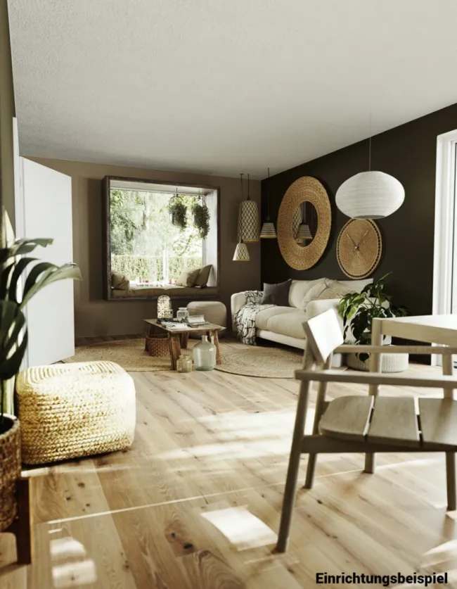 Einrichtungsbeispiel Wohnzimmer