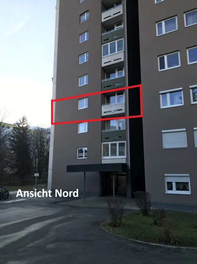 Große und sehr gut eingeteilte 3-Zimmer-Wohnung mit zwei Balkonen in Innsbruck zu kaufen - Bild