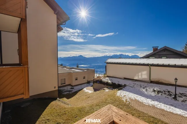Ausblick vom Balkon