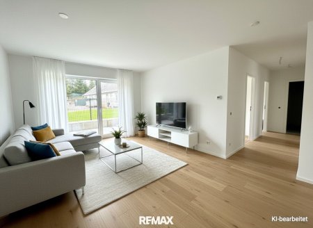 Wohn-Essküche KI-generiert, Homestaging