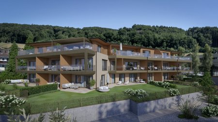 Moderne 2-Zimmer-Wohnung mit Garten und Terrasse in Mattsee – Erstbezug inkl. Seezugang