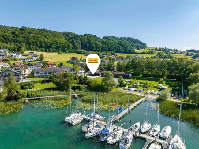 Direkt am Mattsee mit SEEZUGANG: 3-Zimmer Gartenwohnung mit Terrasse - Titelbild