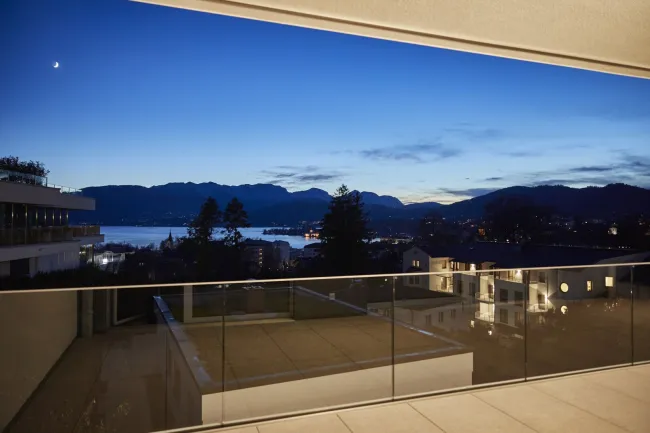 Ausblick Nachts Terrasse