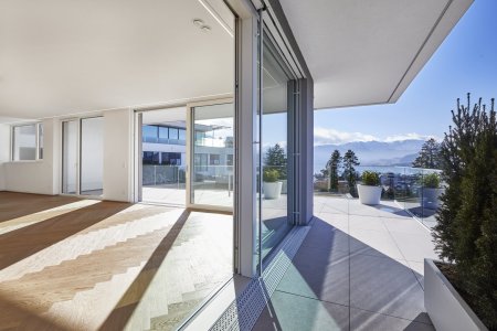 Terrassenzugang von Wohnraum