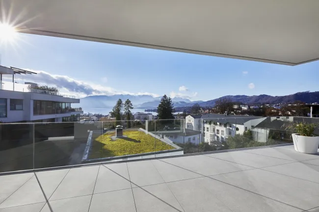 Terrassenzugang von Wohnraum