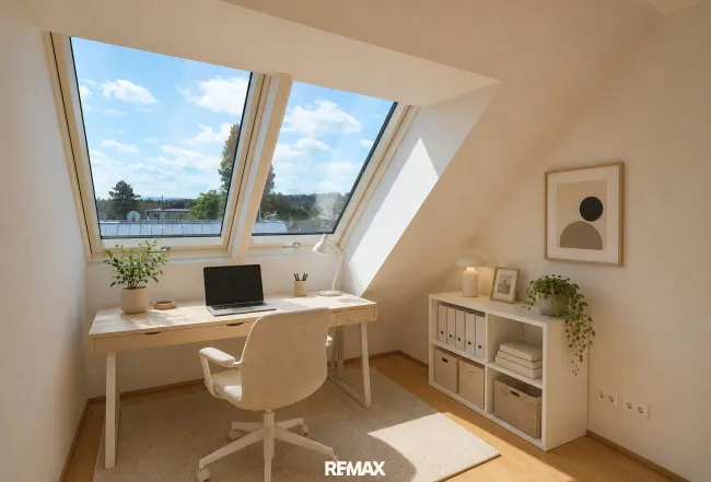 Arbeitszimmer (virtuell eingerichtet)