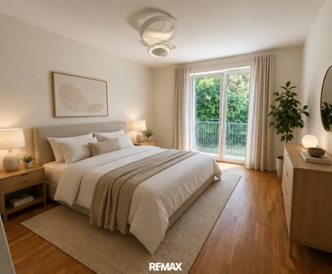 Schlafzimmer (virtuell eingerichtet)