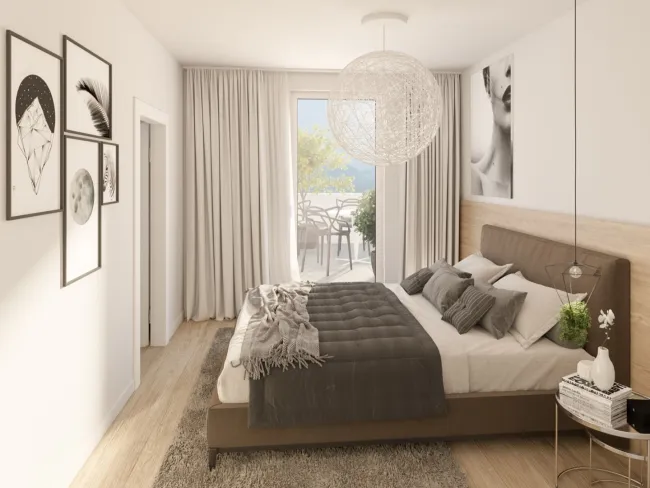 „Natur genießen – direkt vor der Tür“ Stilvolle Gartenwohnung mit Terrasse - NES 101 - Bild