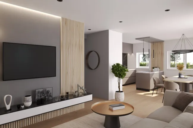 „Stilvolles Wohnen mit Garten - Exklusive Doppelhaushälfte im Neubau - Projekt Groß St Florian - Bild