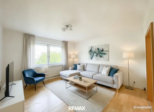 Lichtdurchflutete 62 m² Wohlfühlwohnung – saniert, sofort bezugsbereit & voller Charme. - Bild