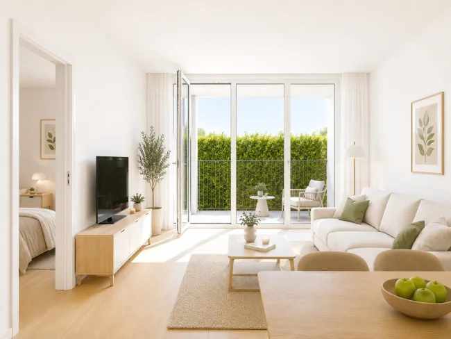 Exklusive 2-Zimmer-Wohnung mit Loggia nahe der Alten Donau - Bild