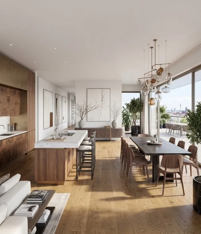 PROVISIONSFREI – Cottageviertel – Exklusive 4-Zimmer-Wohnung mit ca. 112 m² und ca. 29 m² Balkonfläch - Bild