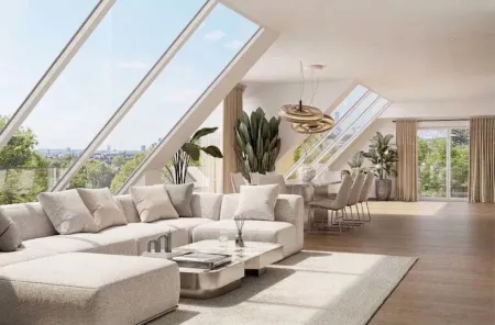 PROVISIONSFREI – Cottageviertel – Exklusive Dachgeschosswohnung mit ca. 126 m² Wohnfläche und ca. 57 m² Terrasse