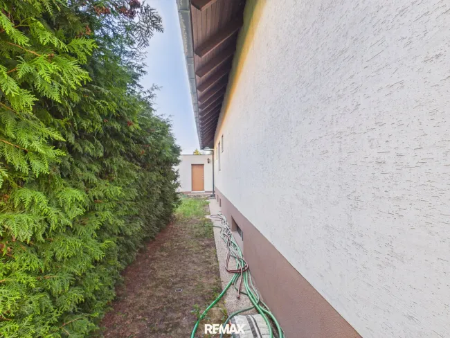 Haus seitlich