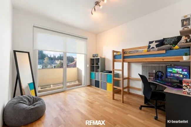 Eingerichtetes Zimmer - KI Symbolfoto
