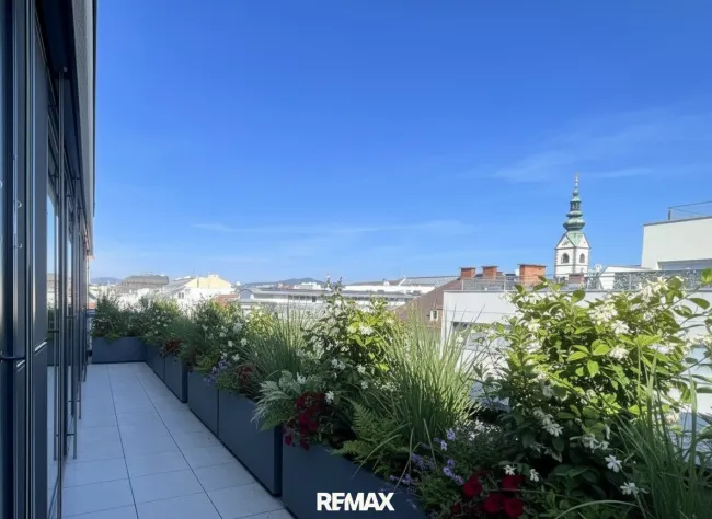 Terrasse - Symbolfoto KI