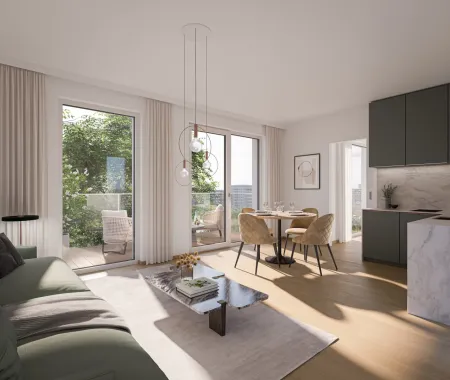 Neubau 2 Zi Wohnungen mit Balkon