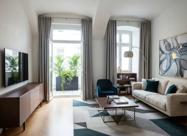 Altbau-Erstbezug mit 20m² Terrasse Nähe Karmelitermarkt - Titelbild