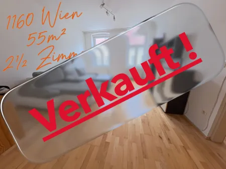 1160 Wien - 54m² Wohnung im Eigentum - 2½ Zimmer, Küche, Bad