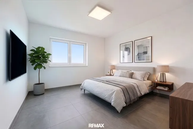 Schlafzimmer Obergeschoss gestaged