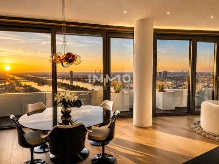 Luxury Residence with breathtaking Skyline Views: DANUBEFLATS Vienna