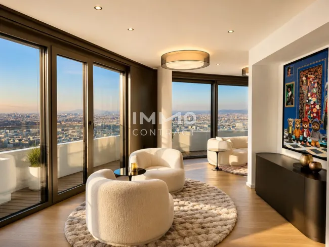 Luxury Residence with breathtaking Skyline Views: DANUBEFLATS Vienna - Bild