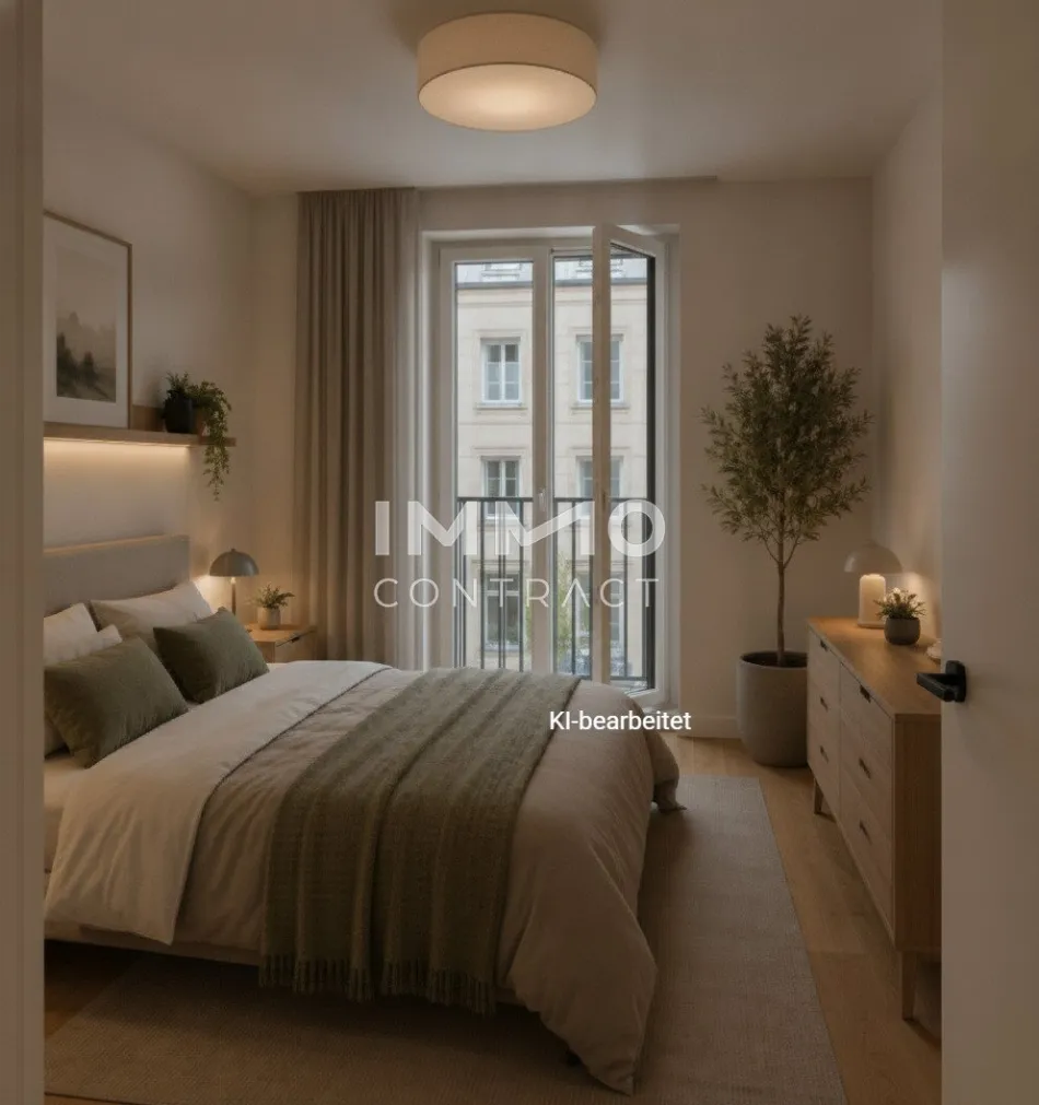 Exklusive 3-Zimmer-Neubauwohnung mit Westbalkon & Loggia - Bild