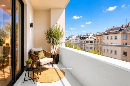 Exklusive 3-Zimmer-Neubauwohnung mit Westbalkon & Loggia