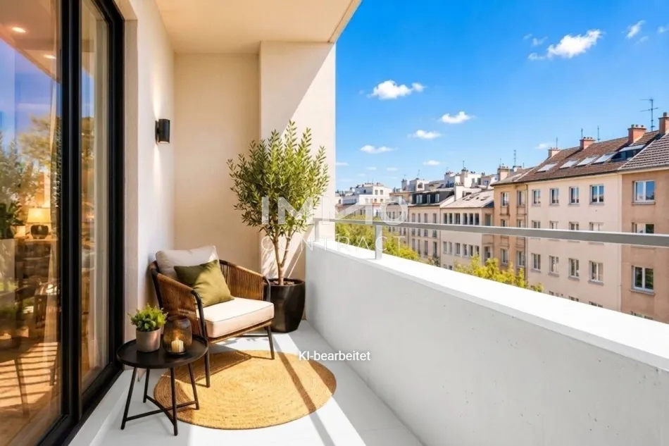 Exklusive 3-Zimmer-Neubauwohnung mit Westbalkon & Loggia - Titelbild