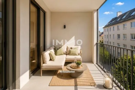VERSTBEZUG NAHE SCHÖNBRUNN – Exklusive 2-Zimmer-Neubauwohnung mit Westbalkon